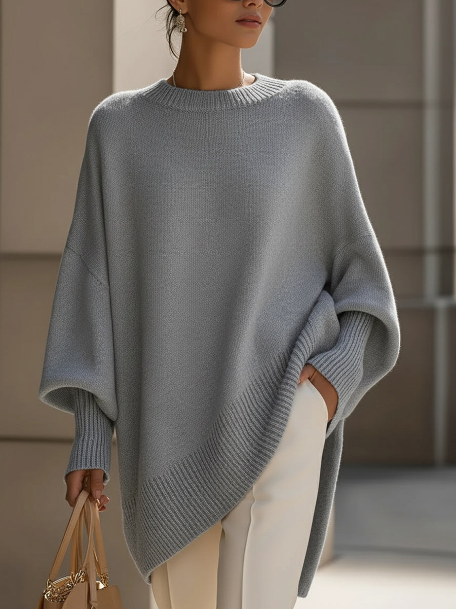 Sandra | Damen Eleganter Oversized Pullover