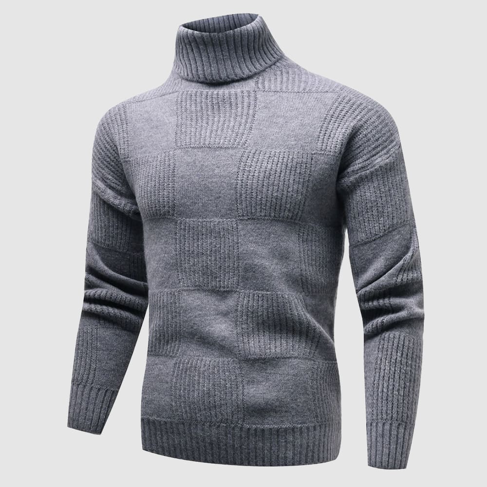 Thomas | Herren Frühlings Enganliegender Rollkragenpullover