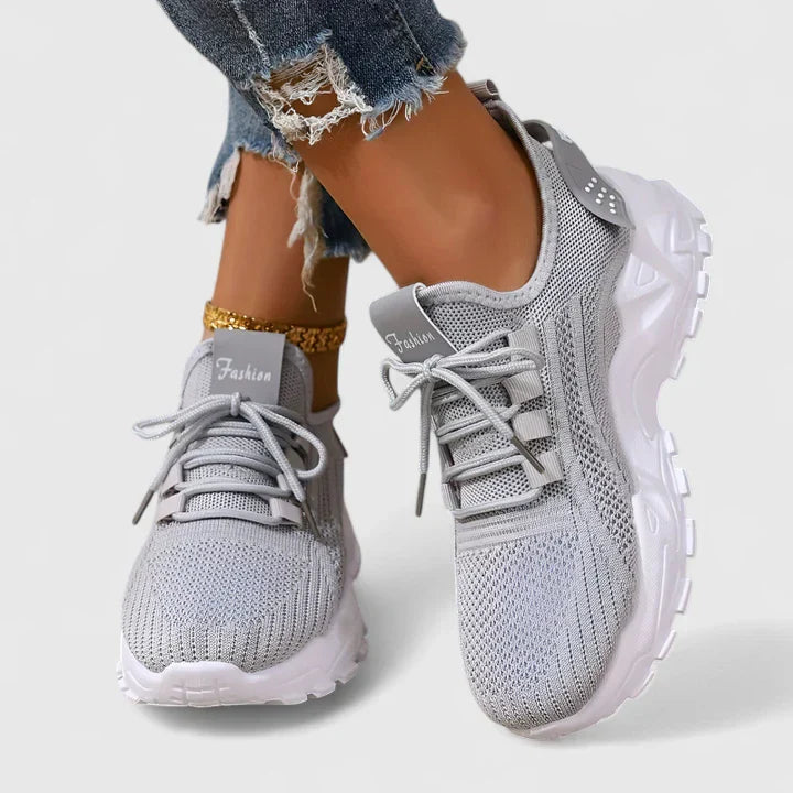 Leonie | Damen Frühlings Leichte Schnür-Sneaker