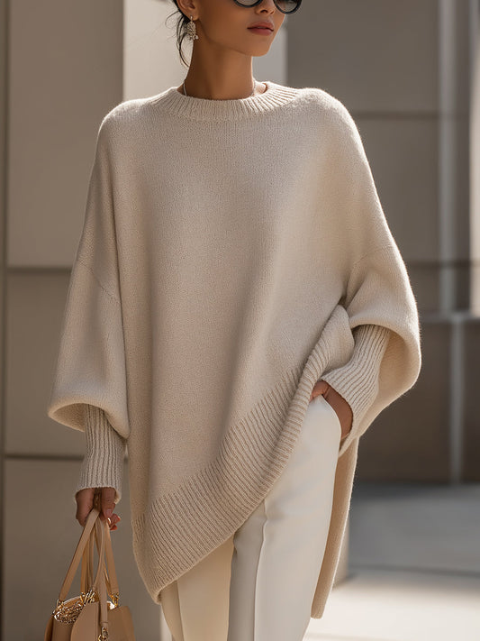 Sandra | Damen Eleganter Oversized Pullover