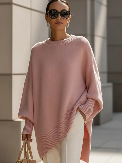 Sandra | Damen Eleganter Oversized Pullover