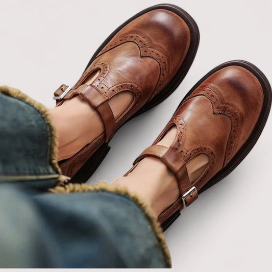 Alina | Damen Orthopädische Mary Jane Freizeit Schuhe