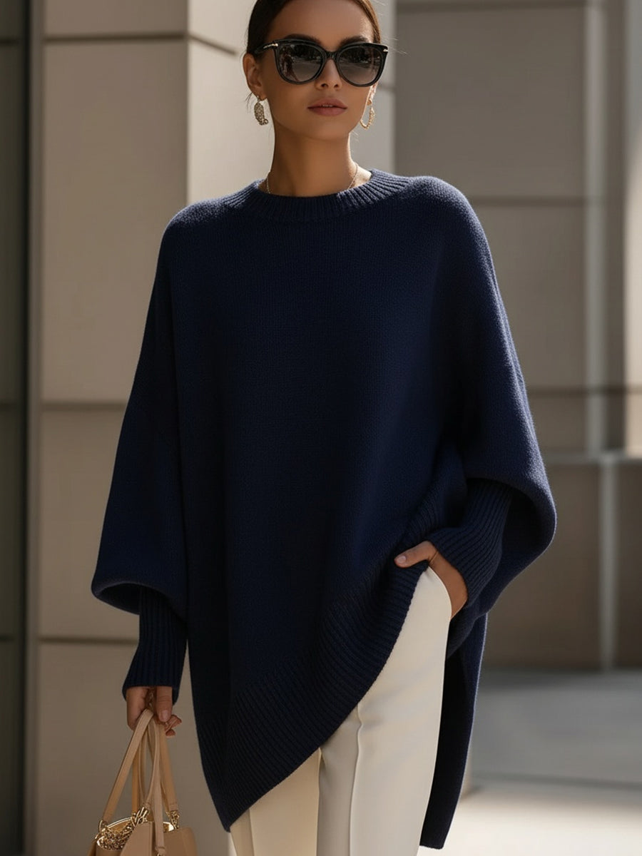 Sandra | Damen Eleganter Oversized Pullover