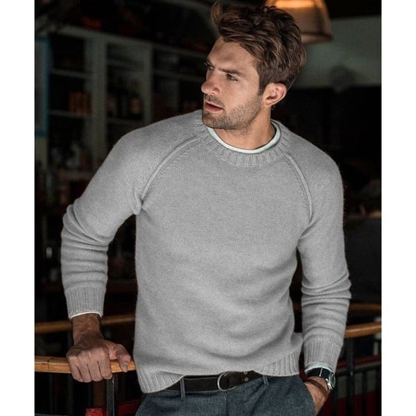 Bruno | Herren Langarm Rundhals Pullover