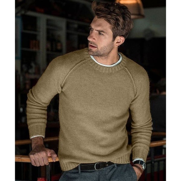 Bruno | Herren Langarm Rundhals Pullover
