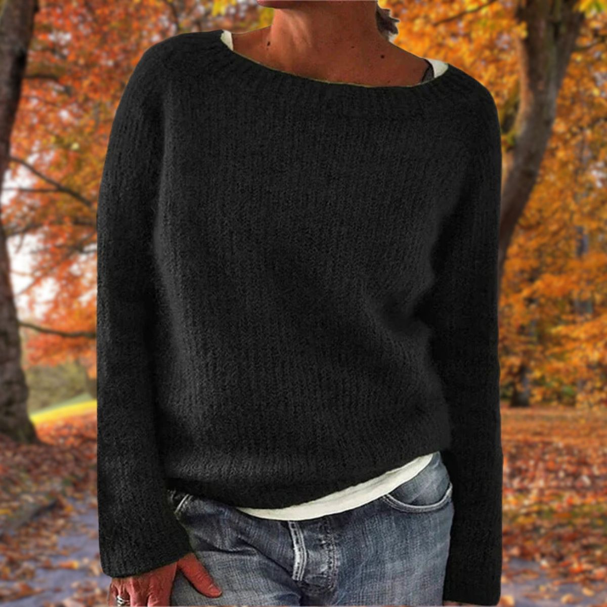 Felicia | Damen Gemütlicher Pullover im Lockeren Herbststil