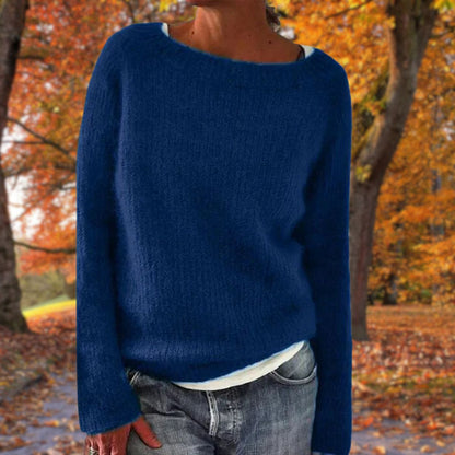 Felicia | Damen Gemütlicher Pullover im Lockeren Herbststil