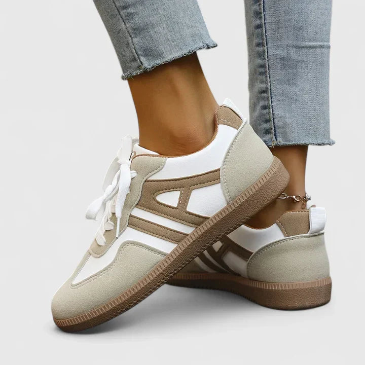 Martina | Damen Frühlings Legere Schnür-Sneaker