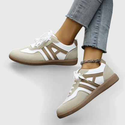 Martina | Damen Frühlings Legere Schnür-Sneaker