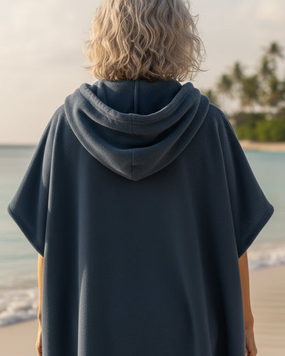 Helga | Damen Sommer Strand Poncho Kleid