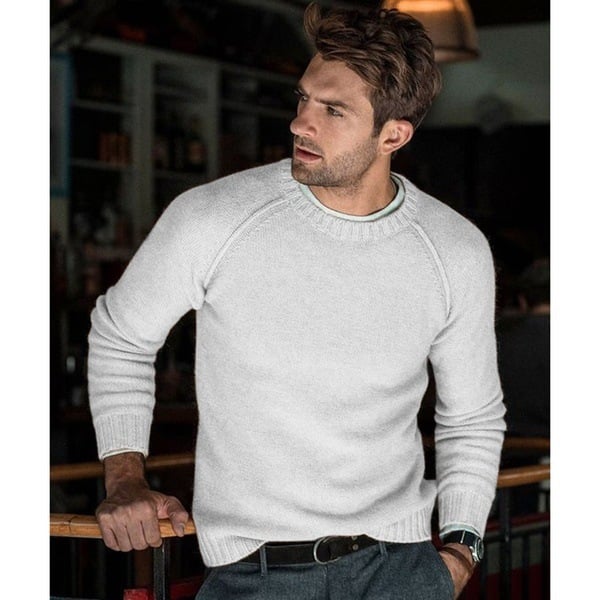 Bruno | Herren Langarm Rundhals Pullover