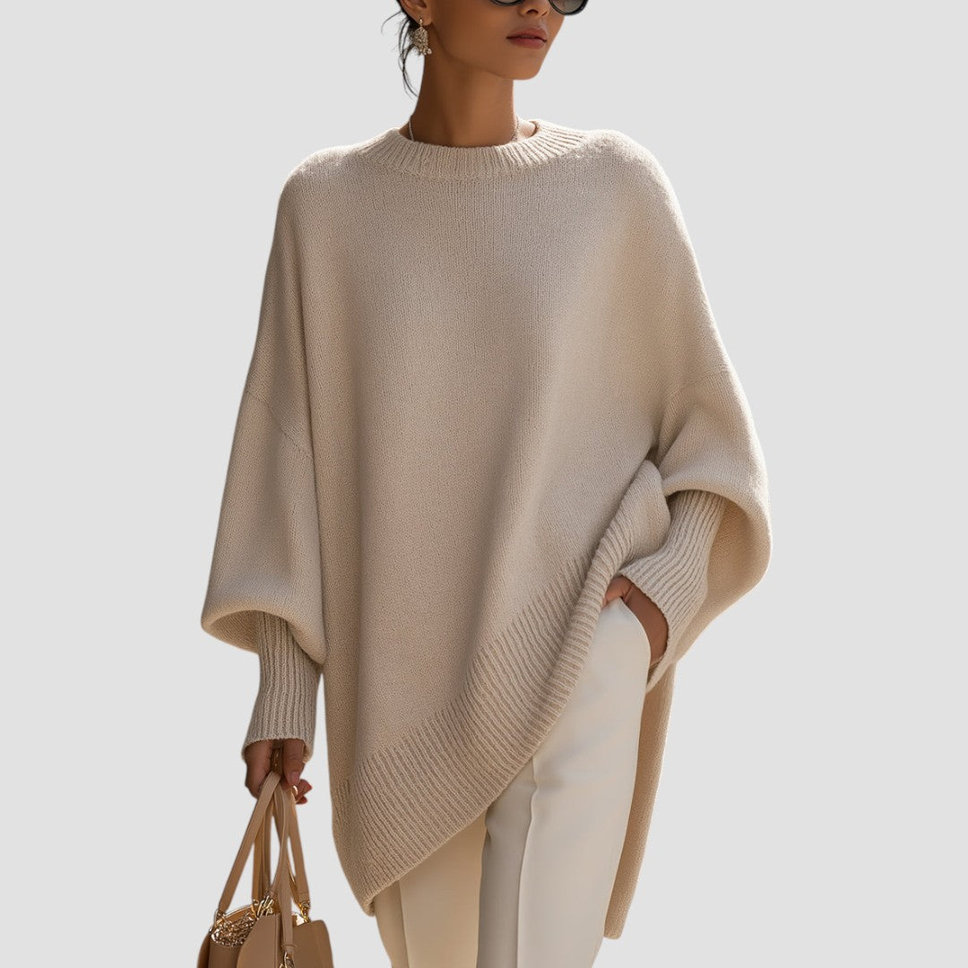 Sandra | Damen Eleganter Oversized Pullover