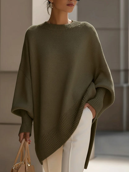 Sandra | Damen Eleganter Oversized Pullover