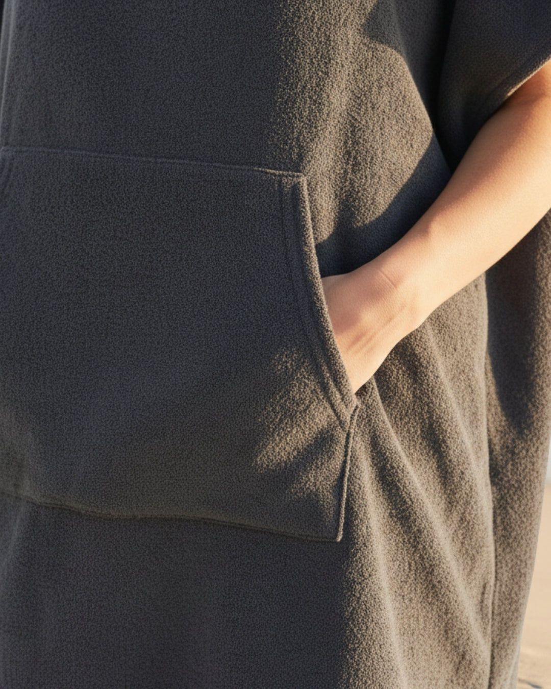 Helga | Damen Sommer Strand Poncho Kleid