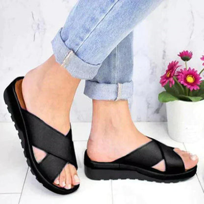 Bettina | Damen Sommer Orthopädische Stil Sandalen