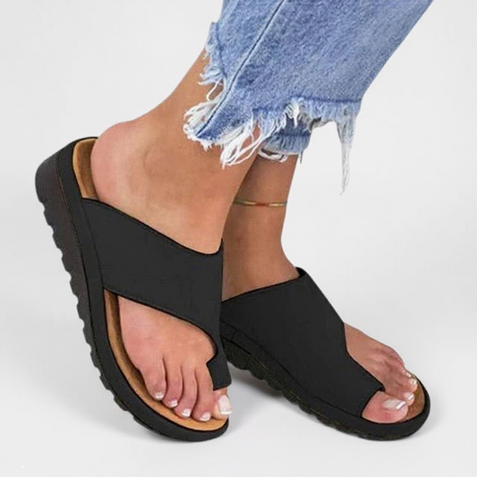 Claudia | Damen Sommer Orthopädische Zehentrenner-Sandalen