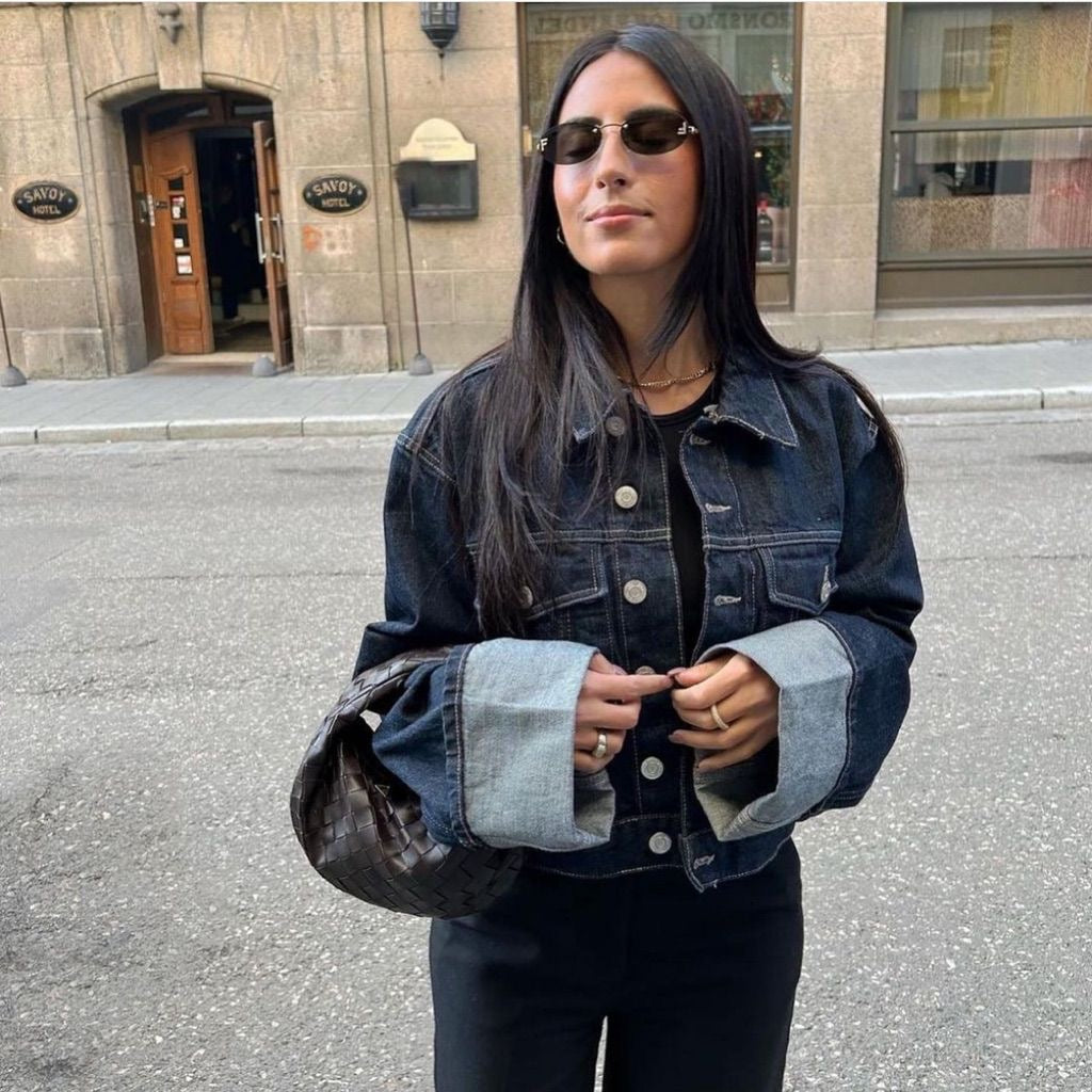 Anja | Damen Frühlings-Set mit Cropped-Jacke und Hose