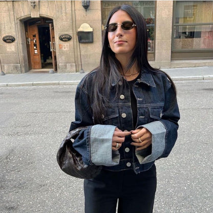 Anja | Damen Frühlings-Set mit Cropped-Jacke und Hose