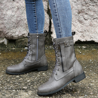 Anja | Damen Orthopädische Winterstiefel mit Schnürung