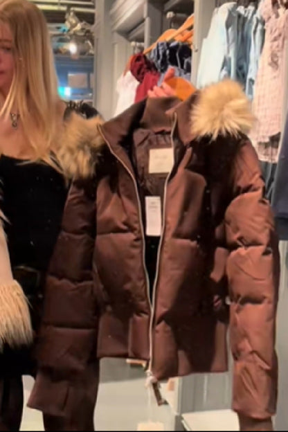 Jana | Warme Stilvolle Winter Kapuzenjacke für Damen
