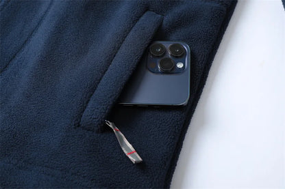 Sebastian | Herren Outdoor Warme Kapuzen-Fleecejacke