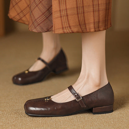 Carmen | Damen Frühlings Ballerinas mit Riemen