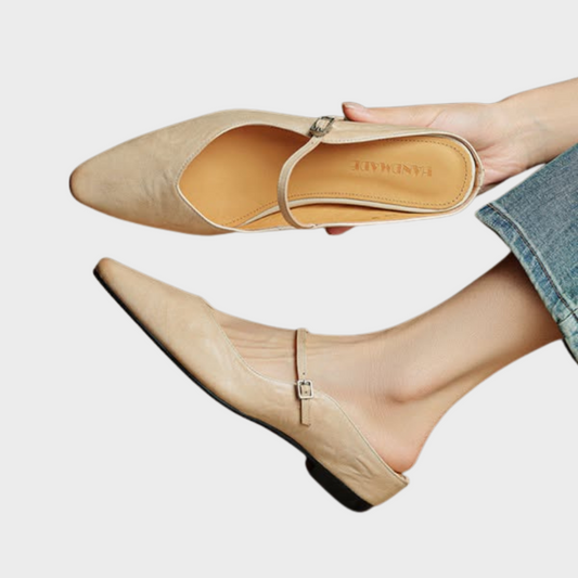 Lydia | Damen Slipper aus Echtem Leder