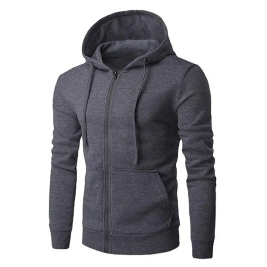 Georg | Herren Freizeit-Hoodiejacke mit Reißverschluss vorne