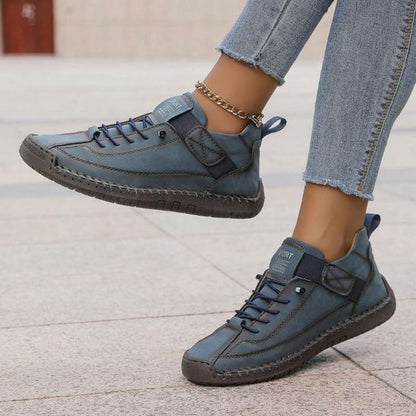 Leonie | Damen Lässige Schnürplattform-Sneaker