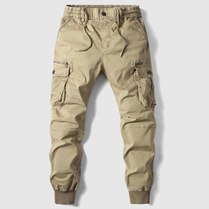 Josef | Herren Frühlings Cargo Joggerhose Mit Taschen