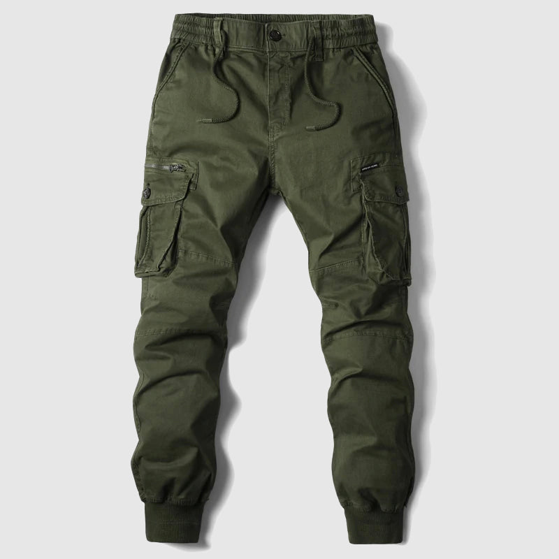 Josef | Herren Frühlings Cargo Joggerhose Mit Taschen