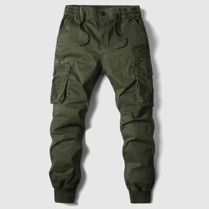 Josef | Herren Frühlings Cargo Joggerhose Mit Taschen