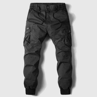Josef | Herren Frühlings Cargo Joggerhose Mit Taschen