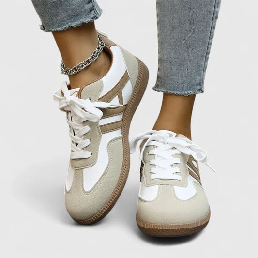 Martina | Damen Frühlings Legere Schnür-Sneaker