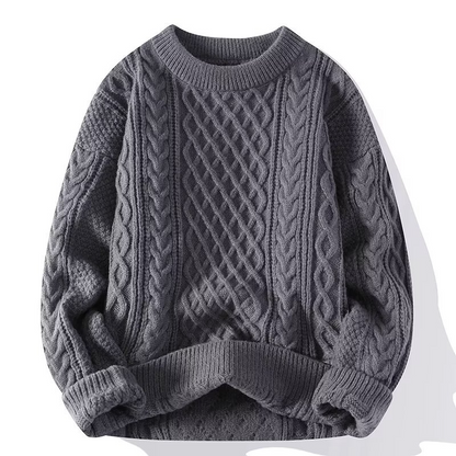 Ursula | Damen Frühjahrs Strukturierter Rundhals-Pullover