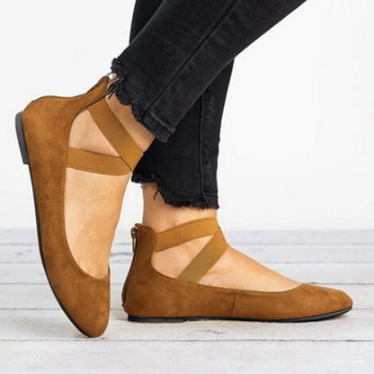 Verena | Bequeme Ballerinas mit Knöchelriemen