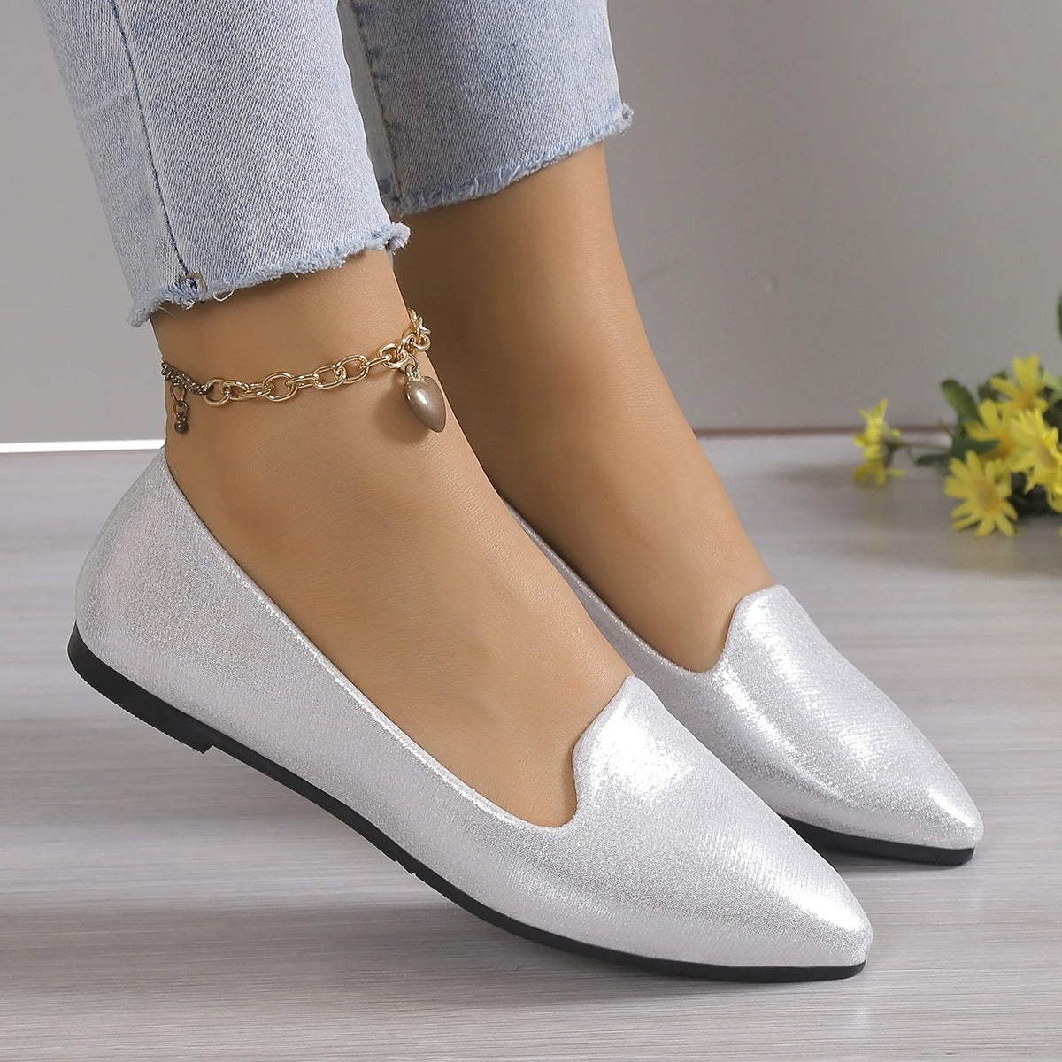Alina | Damen Frühlings Elegante Ballerinas