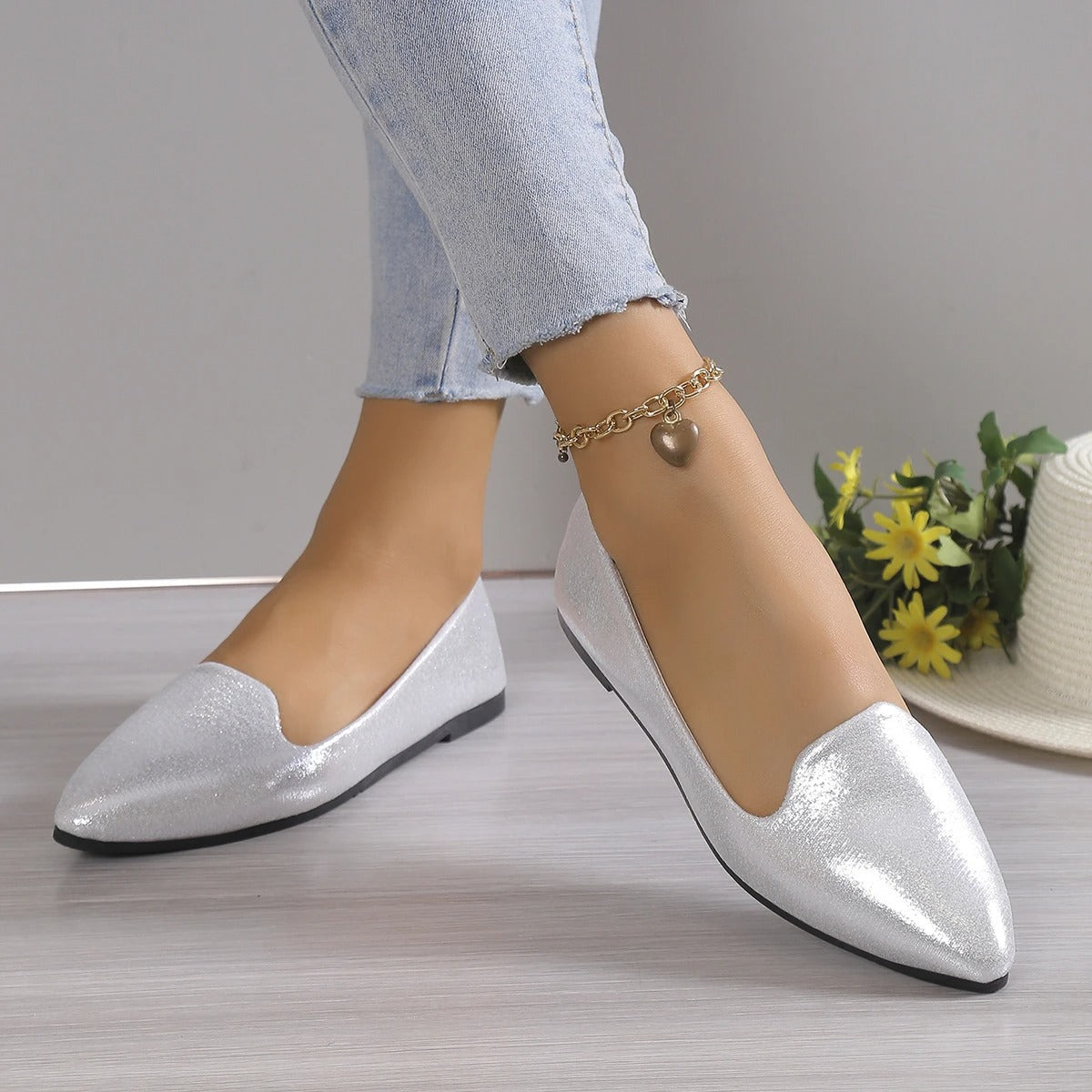 Alina | Damen Frühlings Elegante Ballerinas