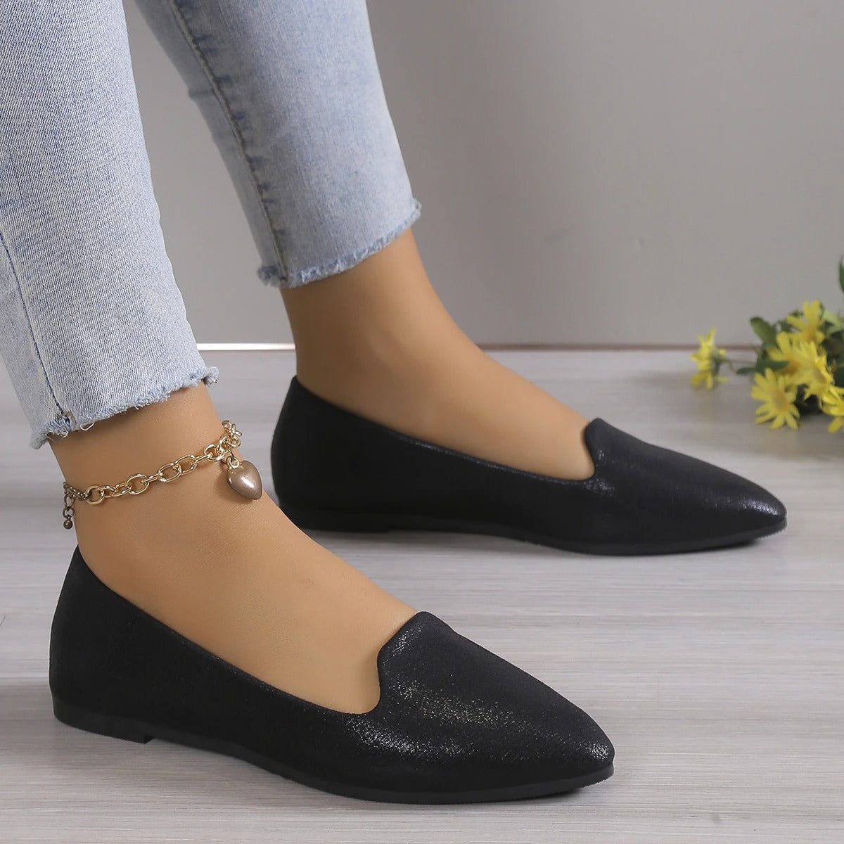 Alina | Damen Frühlings Elegante Ballerinas