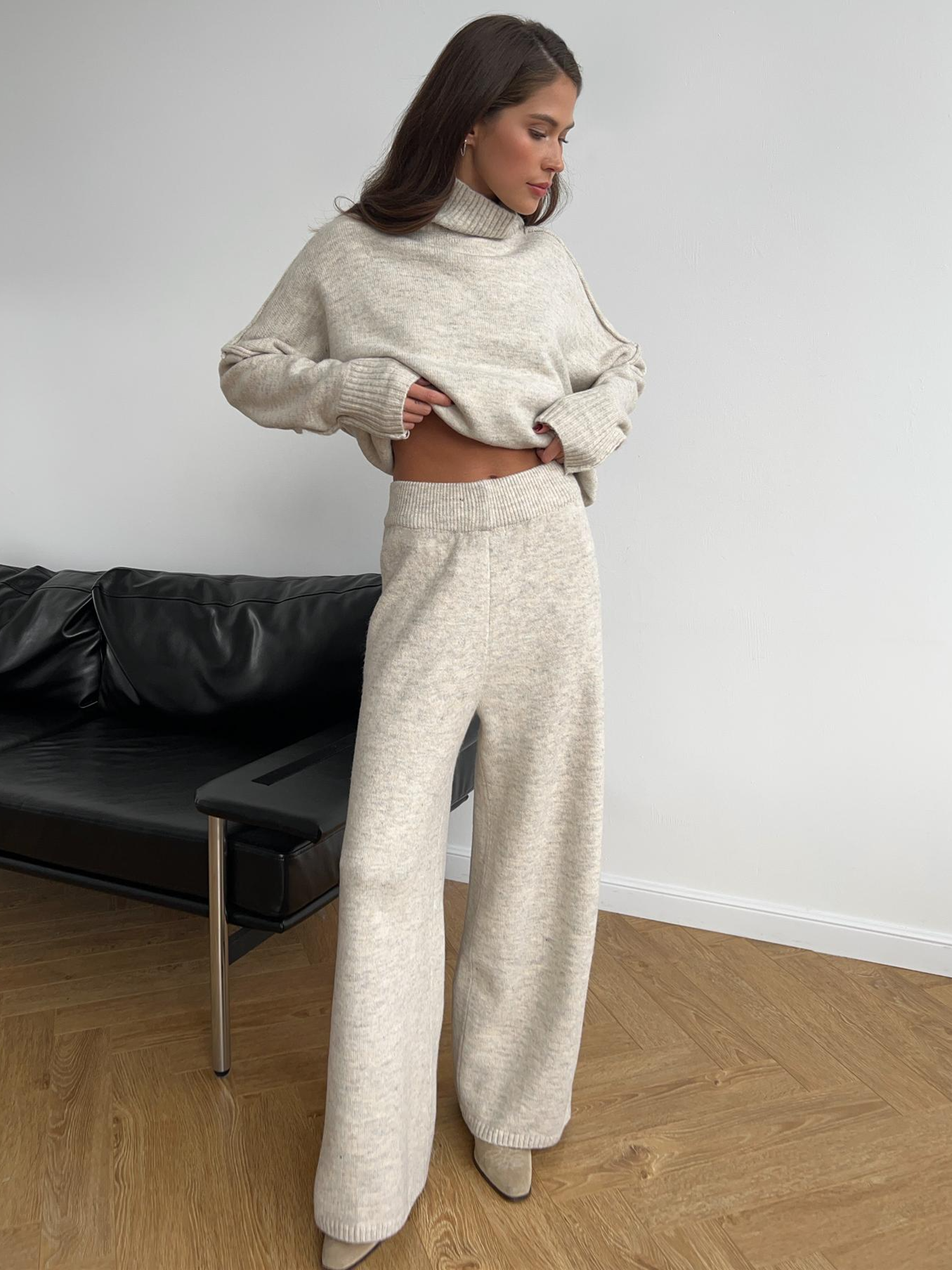 Stefanie | Damen Frühlings Oversize Zweiteiliges Set