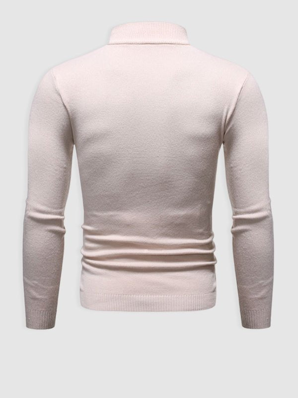 Walter | Herren Frühlings Slim Fit Rollkragenpullover